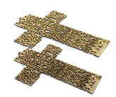 Cruz Padre Nuestro de madera para colgar